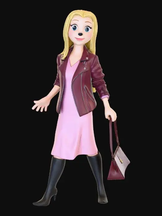 3D model for Heartfilia MacPoodle (Disney Animation Style)