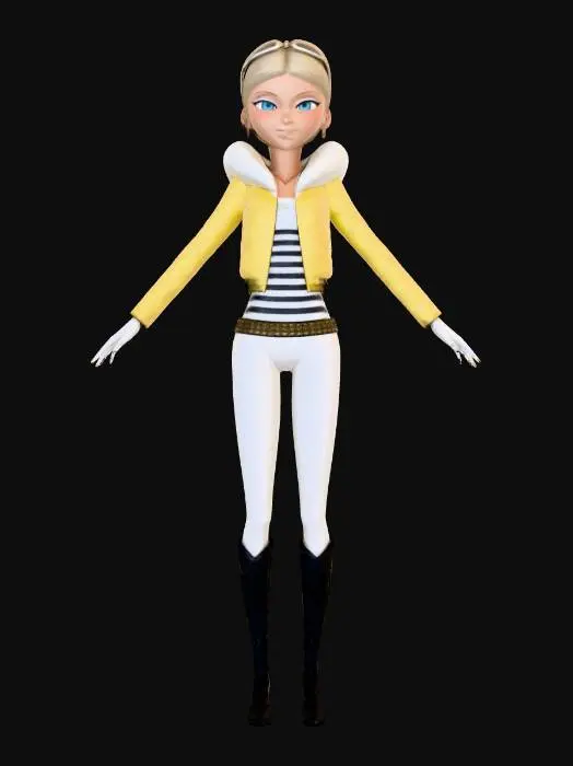 3D model for Chloé Bourgeois