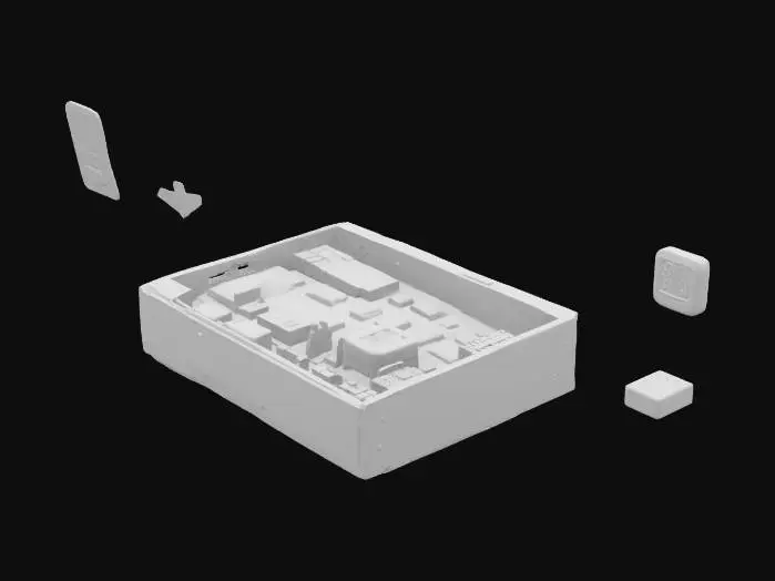 3D model for Server Heat Management Diagram
