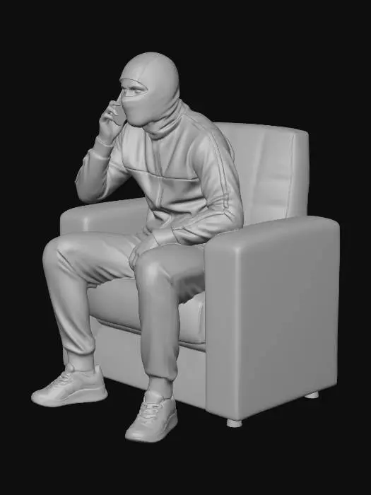 3D model for Masked Caller