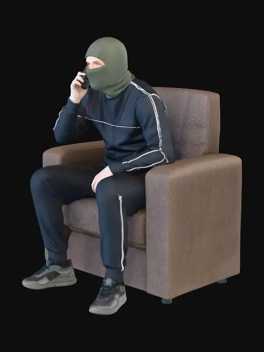 3D model for Masked Caller