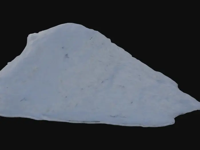 3D model for A life-size 20-meter by 5-meter dirty pile of snow that has been plowed to the end of the parking-lot. 4k textures.  #ChristmasAdventure#