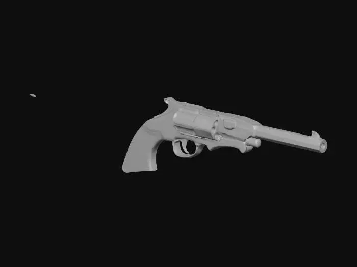 3D model for  Chronos-forge style, captain Malcolm-Reynolds revolver, from Serenity. #ChronoForgeWeapon#