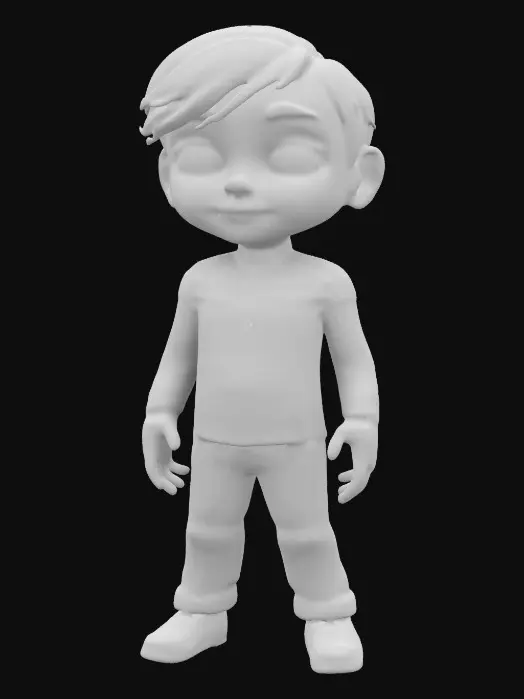 3D model for a random a-list male character from “Big Bang Theory” as an age-regressed boy. 8k, wearing a stylized Star Trek Uniform.