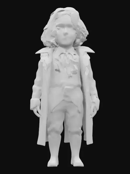 3D model for Tom Cruise as Lestat as a boy or any other a-list child acter as a vampire character from “Interview with a Vampire” as an age-regressed boy child. 1800’s New Orleans aristocrats, 8k, a cute boy child as a stylized vampire.