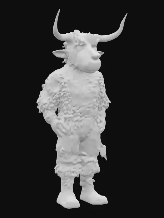 3D model for A male character, nude, naked, rustborne industrialpunk, humanoid Highland cow. 8k highly detailed features.
Cute furry naked military troops.