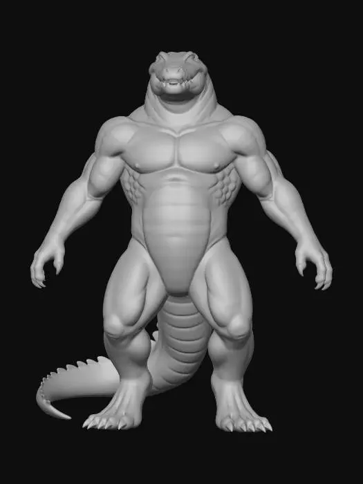 3D model for Crocodile Colossus