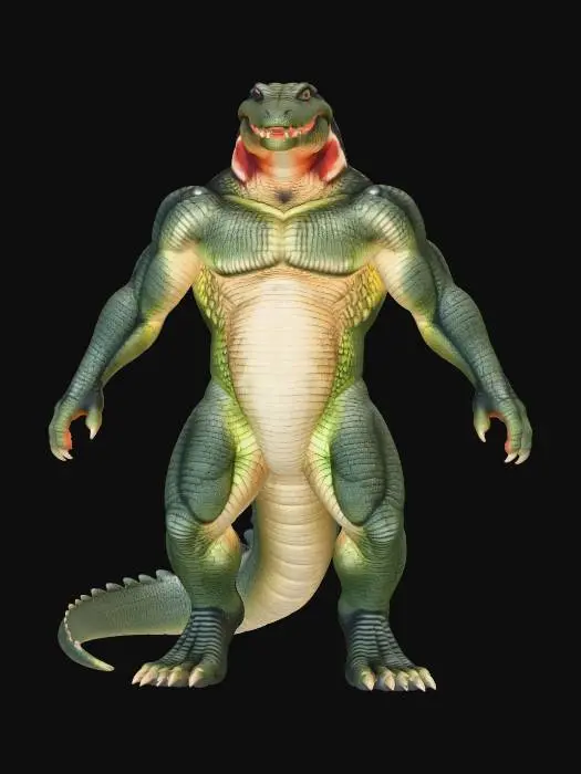 3D model for Crocodile Colossus