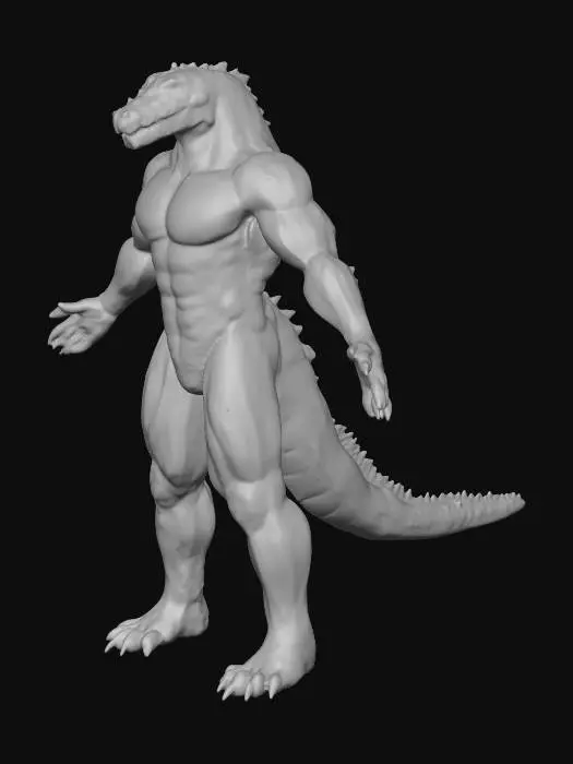 3D model for Crocodile Colossus