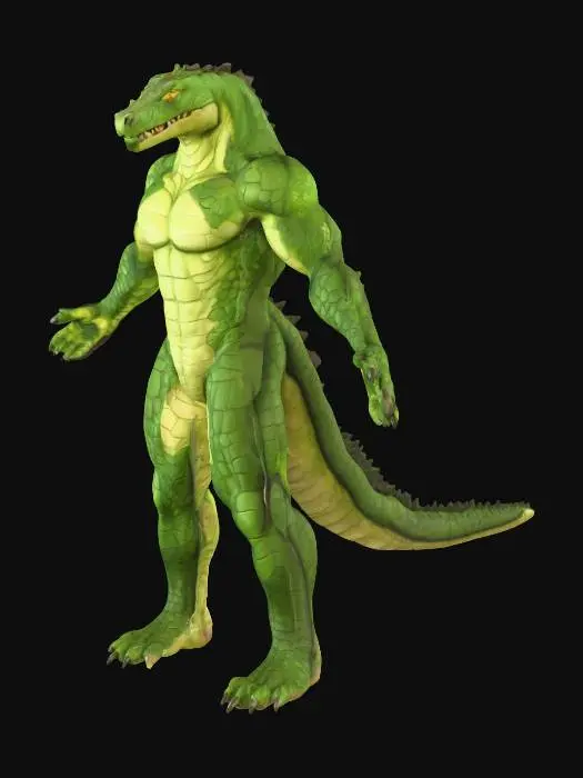 3D model for Crocodile Colossus