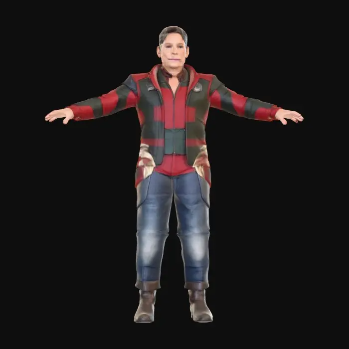 3D model for Boxey (Noah Hathaway), a boy from Battlestar Galactica, 8k. studio quality,#Christmas2025#