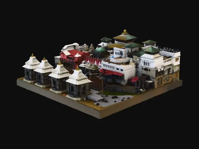 3D model for Pashupatinath Temple