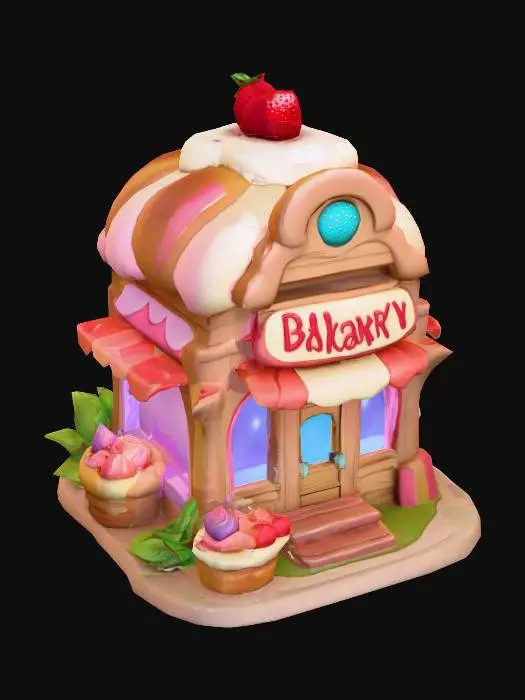 3D model for Sweet Haven Bakery