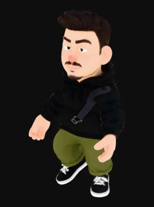 3D model for Cartoon Hoodie Vibe