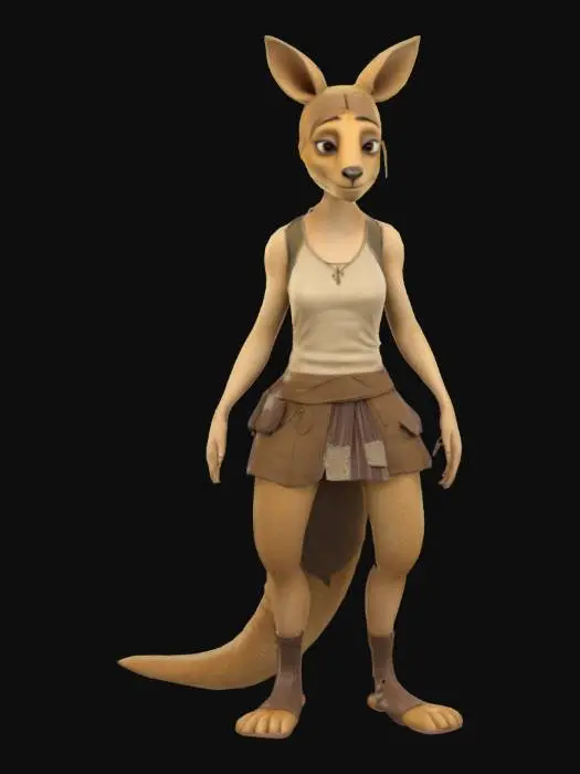 3D model for Kangaroo Explorer, #AroundTheWorld#