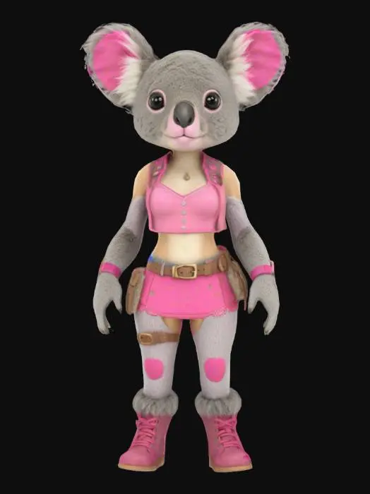3D model for Koala Adventurer, #AroundTheWorld#