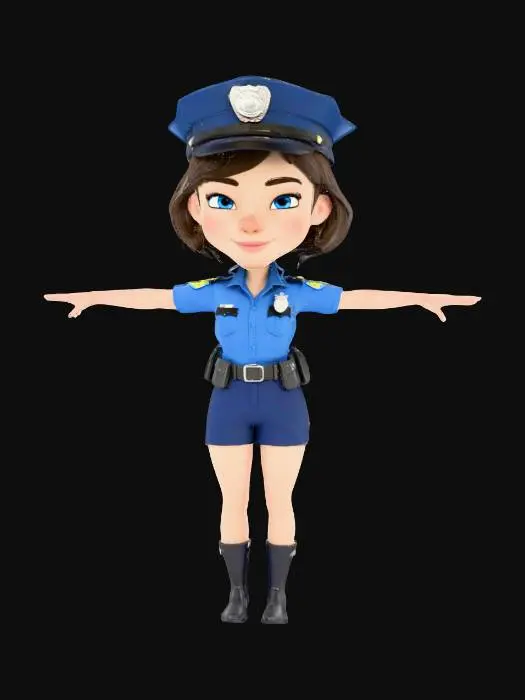 3D model for Officer Joyful