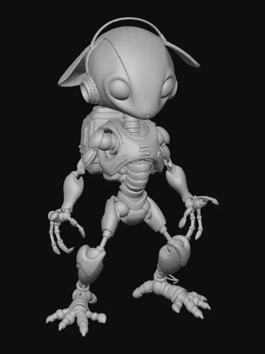 3D model for Explorer Droid