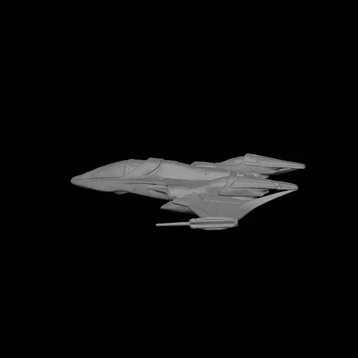 3D model for White Comet Starfighter