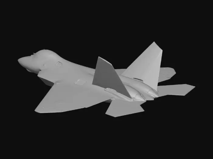 3D model for Stealth Raptor