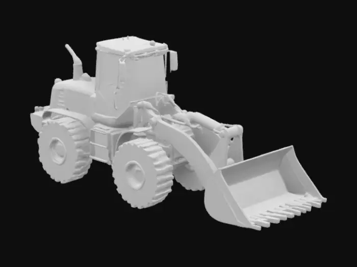 3D model for Einen Komatsu radlader bagger im steinbruch