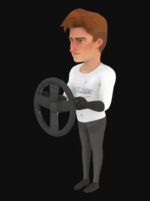 3D model for Jonathan der auto fährt