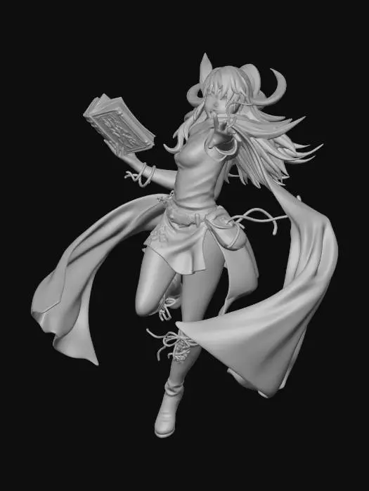 3D model for Scrollbound Sorceress
