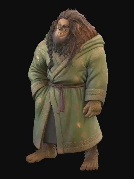 3D model for The Gentle Giant of the Market