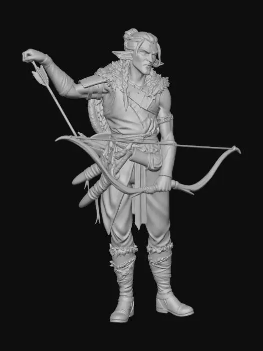 3D model for Firbolg Male Ranger