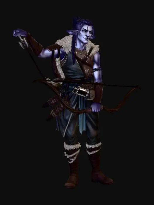 3D model for Firbolg Male Ranger