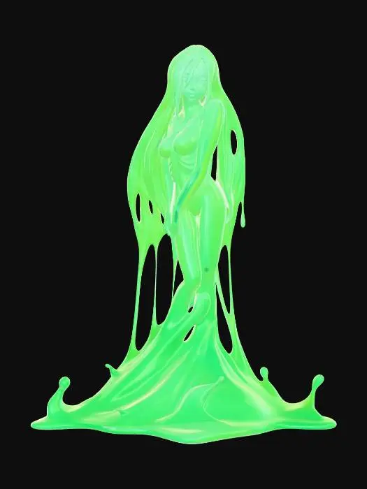 3D model for Emerald Slime Mother