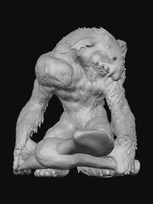 3D model for Cursed troll