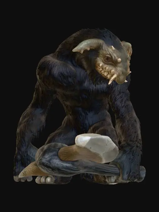 3D model for Cursed troll