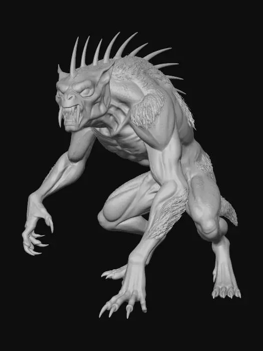 3D model for Chupacabra Cryptid From Folklore