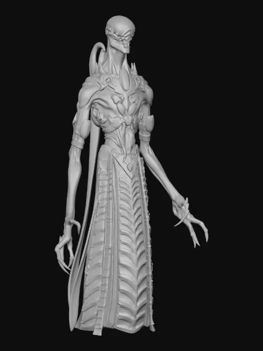 3D model for Three Ascendants in the Rain