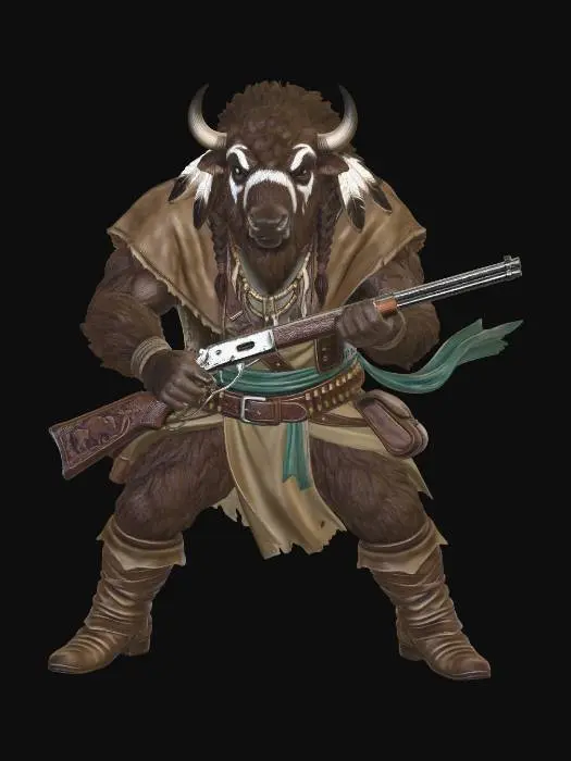 3D model for Bison Rifleman