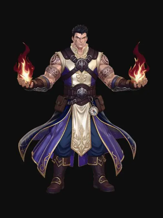 3D model for Battle Wizard