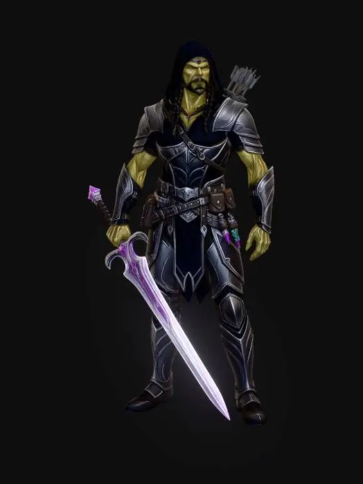 3D model for Githyanki Ranger