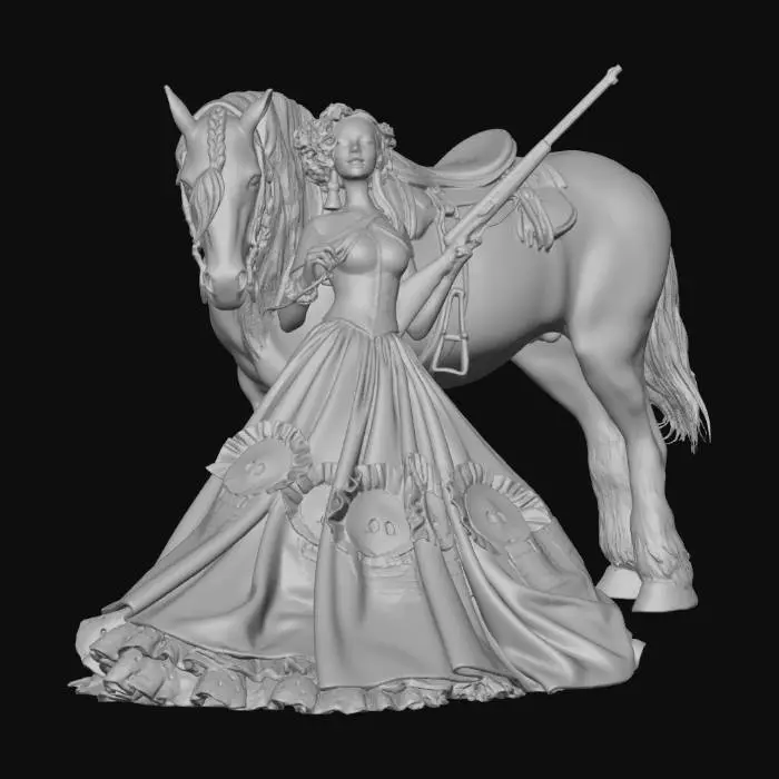 3D model for UndeadQueen_of_Guan