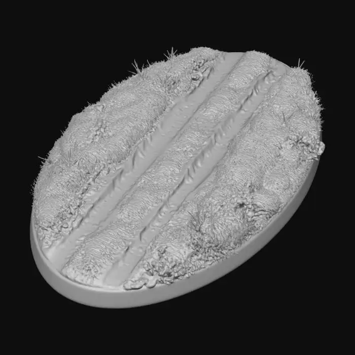 3D model for Grassy walking path tabletop gaming bases