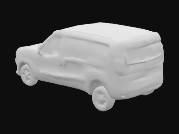 3D model for White Utility Van