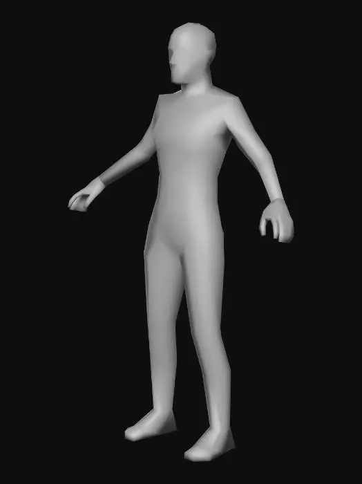 3D model for PSX_Char_Male_Base