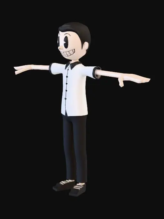 3D model for Smiling Character Model