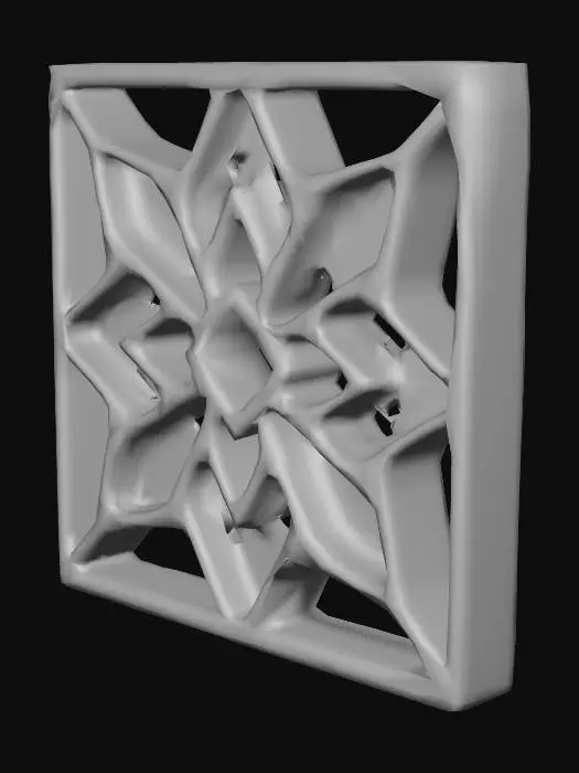 3D model for Geometric Grille Design