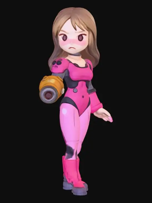 3D model for Space Explorer in Pink