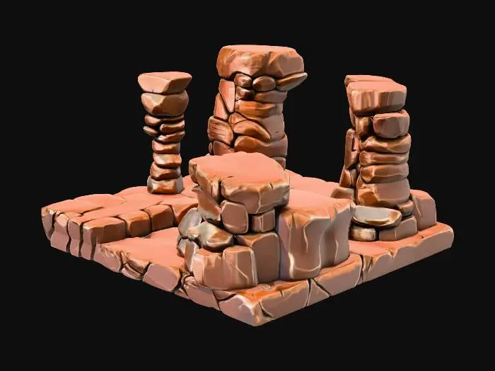 3D model for Stone Balance