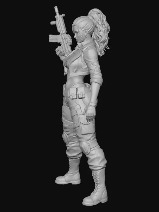 3D model for Warrior Rogue