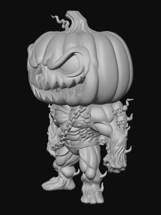 3D model for Pumpkin Warrior