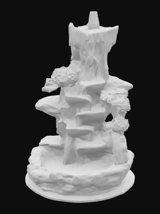 3D model for Mystic Waterfall Incense Burner