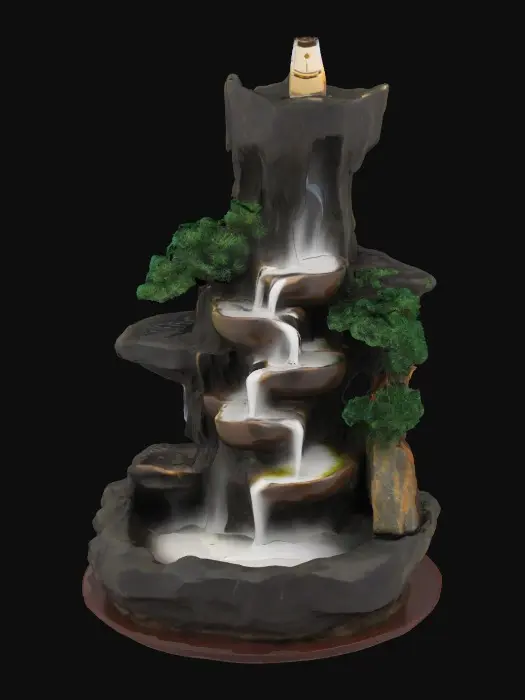 3D model for Mystic Waterfall Incense Burner